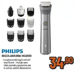 Ipercoop PHILIPS REGOLABARBA MG5920 offerta