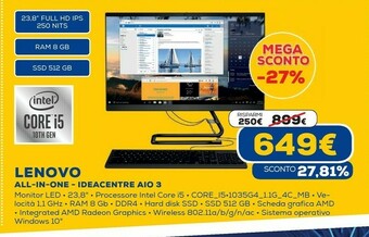 All in one ideacentre aio 3