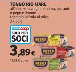 Coop Tonno RIO MARE offerta