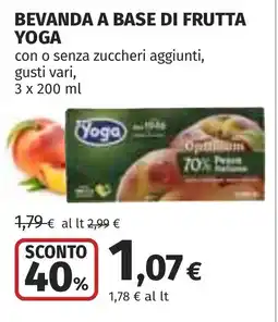 Coop Bevanda a base di frutta YOGA offerta