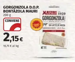 Coop Gorgonzola d.o.p. bontàzola mauri offerta