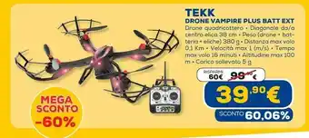 Tekk drone vampire plus batt ext