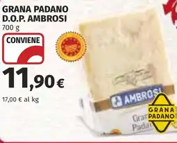 Coop Grana padano d.o.p. AMBROSI offerta