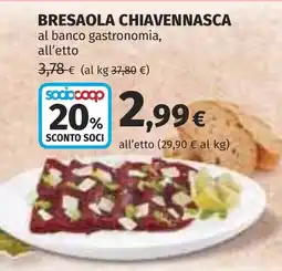 Coop Bresaola chiavennasca offerta
