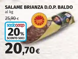 Coop Salame brianza d.o.p. baldo offerta