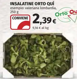 Coop Insalatine orto quì offerta