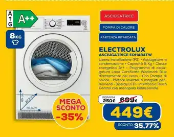 Euronics Asciugatrice edh4284tw offerta