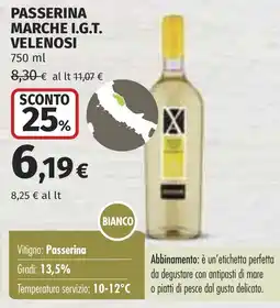 Coop Passerina marche i.g.t. velenosi offerta