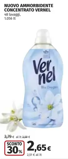 Coop Nuovo ammorbidente concentrato VERNEL offerta