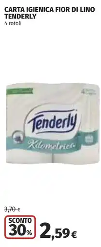 Coop Carta igienica fior di lino TENDERLY offerta