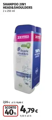 Coop Shampoo 2in1 HEAD&SHOULDERS offerta
