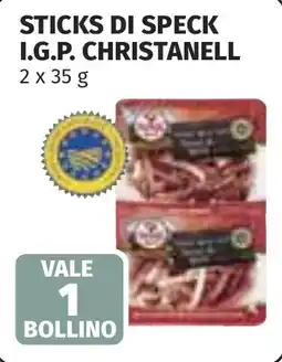 Coop Sticks di speck i.g.p. christanell offerta
