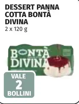 Coop Dessert panna cotta BONTÀ DIVINA offerta
