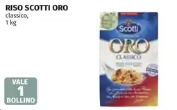 Coop Riso scotti oro offerta