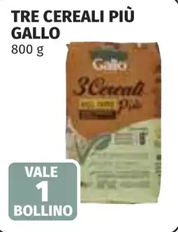 Coop Tre cereali più GALLO offerta