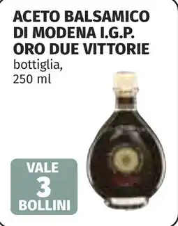 Coop Aceto balsamico di modena i.g.p. oro due vittorie offerta