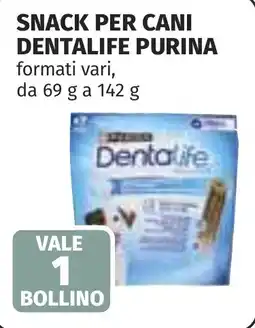 Coop Snack per cani dentalife PURINA offerta