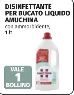 Coop Disinfettante per bucato liquido AMUCHINA offerta