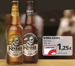 Coop Birra KOZEL offerta