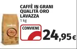 Coop Caffè in grani qualità oro LAVAZZA offerta
