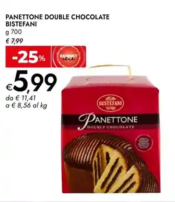 Bennet Panettone double chocolate BISTEFANI offerta