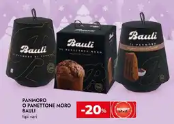 Bennet Panmoro o panettone moro BAULI offerta