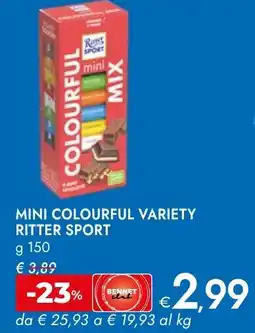 Bennet Mini colourful variety RITTER SPORT offerta