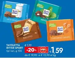 Bennet Tavoletta RITTER SPORT offerta
