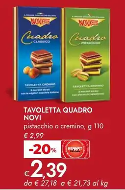 Bennet Tavoletta quadro NOVI offerta