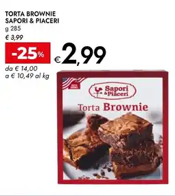 Bennet Torta brownie SAPORI & PIACERI offerta