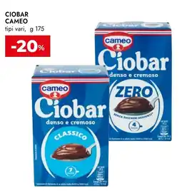 Bennet Ciobar CAMEO offerta