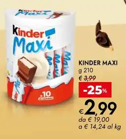 Bennet Kinder maxi offerta