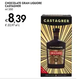 Bennet Chocolate gran liquore CASTAGNER offerta