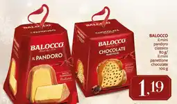 Pam BALOCCO il mini pandoro classico/ il mini panettone chocolate offerta
