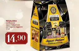 Pam REGALIDEA confezione sapori italiani con parmigiano reggiano 10 pz offerta
