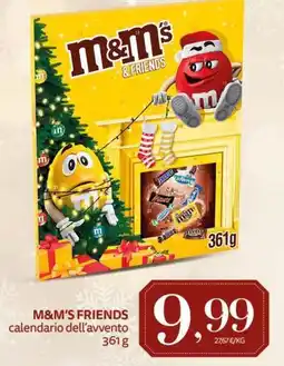 Pam M&M'S FRIENDS calendario dell'avvento offerta