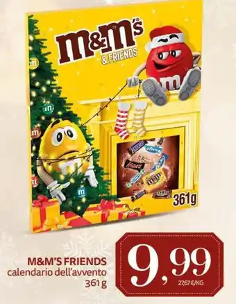 M&M'S FRIENDS calendario dell'avvento