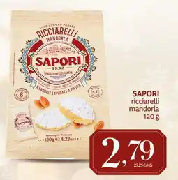 Pam SAPORI ricciarelli mandorla offerta
