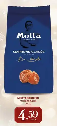 Pam MOTTA BARBIERI marrons glacés offerta