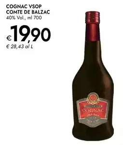 Bennet Cognac vsop comte de balzac offerta