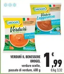 Conad City Verdurì il benessere OROGEL offerta