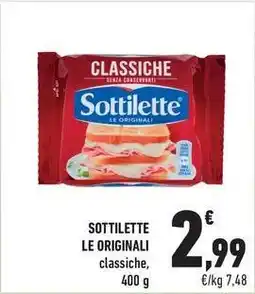 Conad City Sottilette le originali classiche offerta
