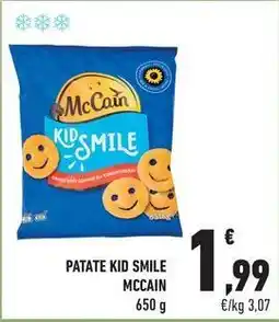 Conad City Patate kid smile MCCAIN offerta