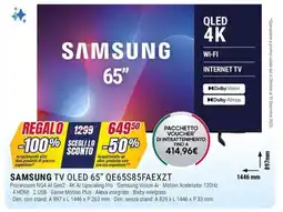 Trony SAMSUNG TV OLED 65" QE65S85FAEXZT offerta
