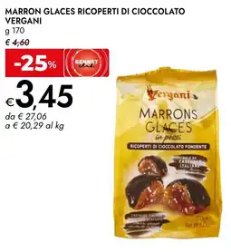 Bennet Marron glaces ricoperti di cioccolato VERGANI offerta