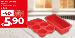 Bennet Stampi o tortiere juliette in silicone, misure varie offerta