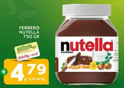 Extra Supermercati Ferrero NUTELLA offerta