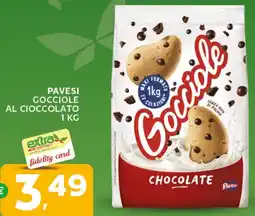 Extra Supermercati Pavesi gocciole al cioccolato offerta