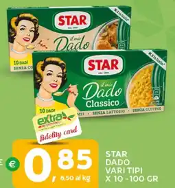 Extra Supermercati Star dado offerta
