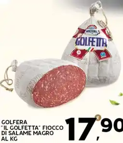 Extra Supermercati Golfera "il golfetta" fiocco di salame magro offerta
